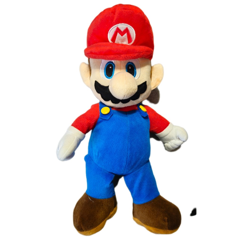 Nintendo Super Mario Plush Toy 12 Inch Red Blue 2018 Official Licensed Product